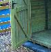 SHEDS: FITTED SHEDS and DIY SHEDS - Close up photos