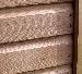 GARDEN OFFICES - Close up view of cladding