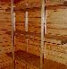 SHEDS: FITTED SHEDS and DIY SHEDS - Wooden 3 tier shelving at clearance prices