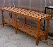 GREENHOUSES - Heavy duty wooden 2 tier staging - with 3