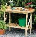 GREENHOUSES - Heavy duty timber potting bench