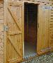 Timber or Wooden Garages - Door options (garages)