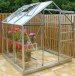 Aluminium Greenhouse 12 - Grey, Base Included