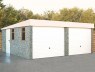 Spar Pent Double Concrete Garage 151
