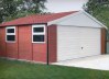 Brick Apex Double Concrete Garage 173