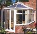 White PVCu Victorian conservatory