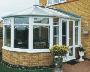 White PVCu Victorian conservatory