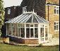 White PVCu L shape conservatory