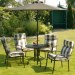 Powder Coated Steel 4 Seater Suite 330
