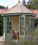 Georgian Octagonal Summerhouse 510 - Cedar, Painted