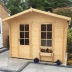 3.0-3.6m wide Apex 28mm Log Cabin 239