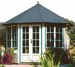 Double Door 28mm Octagonal Log Cabin 363
