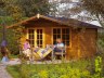 2.5-6.0m wide Apex 45-70mm Log Cabin 290