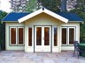 6.0-9.0m wide Apex 45-70mm Log Cabin 299