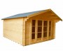3.6-4.8m wide Apex 45mm Log Cabin 164