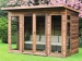Pent Summerhouse 46 - Low Level Glazing, Double Door