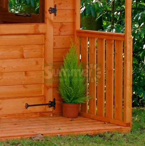 SUMMERHOUSES xx - Optional 2ft 6in deep verandah