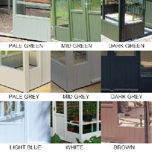 SHEDS xx - Paint finish - Full colour chart