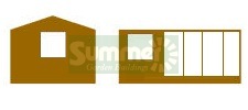 Shed window positon