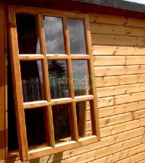 LOG CABINS xx - Side windows