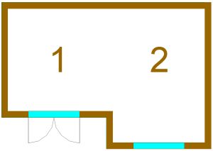 LOG CABINS xx - Floor plan and sizes