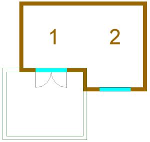 LOG CABINS xx - Floor plan and sizes