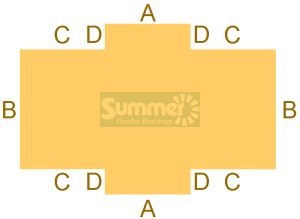 LOG CABINS xx - Base dimensions