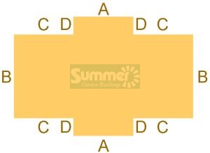 LOG CABINS xx - Base dimensions