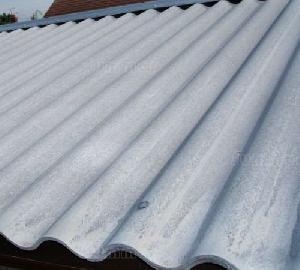 Cement fibre roof sheets