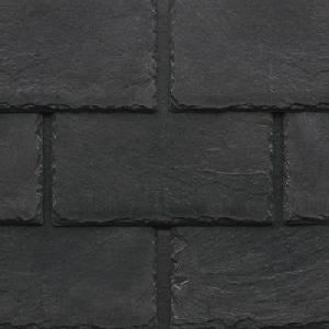 Rubber slate effect roof tiles