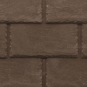 Rubber slate effect roof tiles