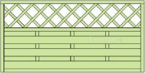 FENCING xx - Elevation drawing 6x3