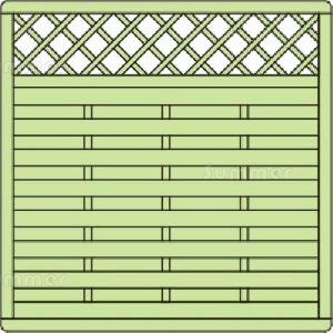 FENCING xx - Elevation drawing 6x6