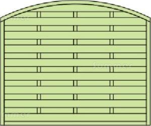 FENCING xx - Elevation drawing 6x5 convex