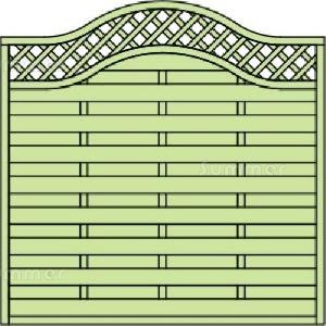 FENCING xx - Elevation drawing 6x6