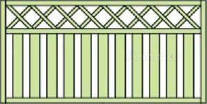 FENCING xx - Elevation drawing