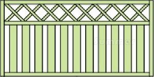 FENCING xx - Elevation drawing