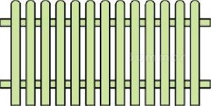 FENCING xx - Elevation drawing 6x3'3