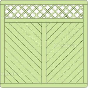 FENCING xx - Elevation drawing 6x6