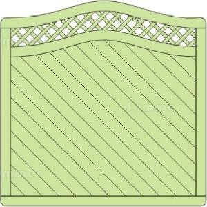 FENCING xx - Elevation drawing 6x6