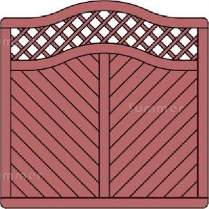 FENCING xx - Elevation drawing 6x6