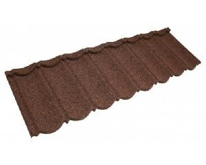 Granular steel roof tiles