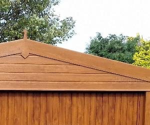 Woodgrain colour finish
