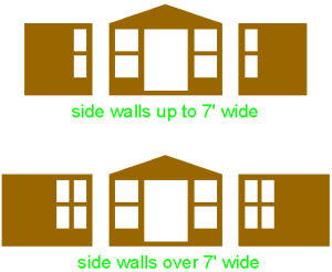 SUMMERHOUSES xx - Designs A, B, C, D, E and F (no extra cost)