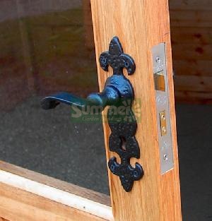 SUMMERHOUSES xx - Black antique ironmongery