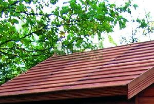 SHEDS - Cedar slatted roof SHEDS - Cedar slatted roof