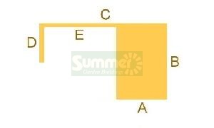 GAZEBOS xx - Base dimensions