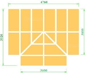 GREENHOUSES xx - Roof plans with dimensions GREENHOUSES xx - Roof plans with dimensions