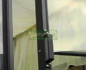 GREENHOUSES - Door options - sliding doors GREENHOUSES - Door options - sliding doors