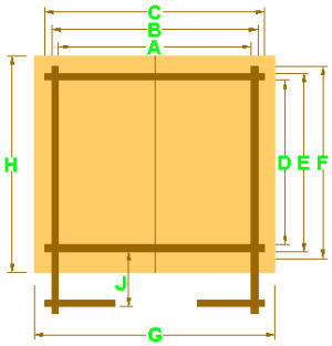 LOG CABINS xx - Plans with dimensions LOG CABINS xx - Plans with dimensions